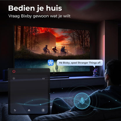 FPD Smart TV 43 Inch, Full HD 1080p televisie met Tizen OS, compatibel met Samsung TV Plus, Dolby Audio, HDR 10, SmartThings, Miracast, Gaming Hub, Voice Control, flatscreen-tv (ET43-P1, 2026)