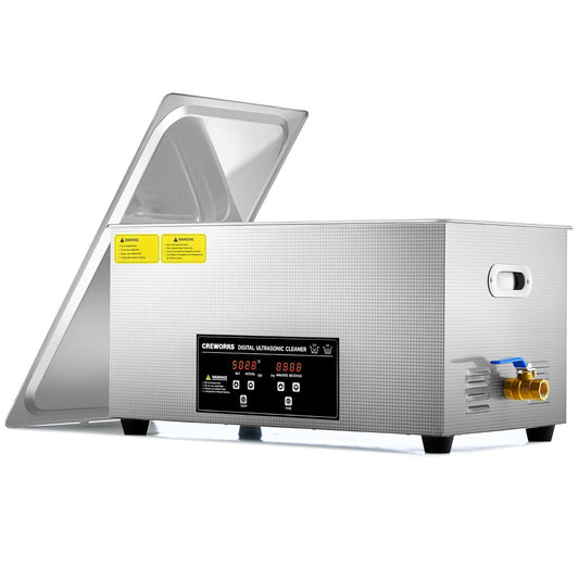 Ultrasone Reiniger – Ultrasoon Bad – Ultrasone Schoonmaker – Ultrasoon Machine – Roestvrij Staal – 480W Krachtig Vermogen – Instelbare Temperatuur en Timer