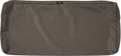 Classic Accessories Ravenna Patio Bank/Settee Kussen Slip Cover & Foam - Duurzaam Buitenkussen, Donker Taupe, 122 cm B x 45 cm D x 7,6 cm dik