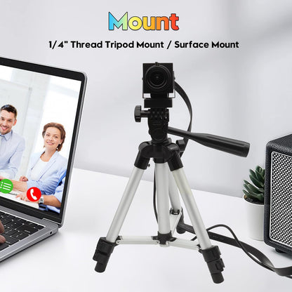 Svpro HDMI USB Zoom Camera 4K 60fps USB 3.0 handmatige focus webcam met 2,8-12 mm optische zoomlens, HD industriële camera 8MP H.264 60fps voor computer, monitor, tv, projector