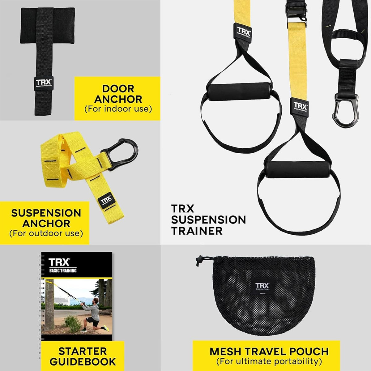TRX ALL-IN-ONE Chassis Training: Bodyweight Resistance System | Full Body Training for Home and Travel - QUORE