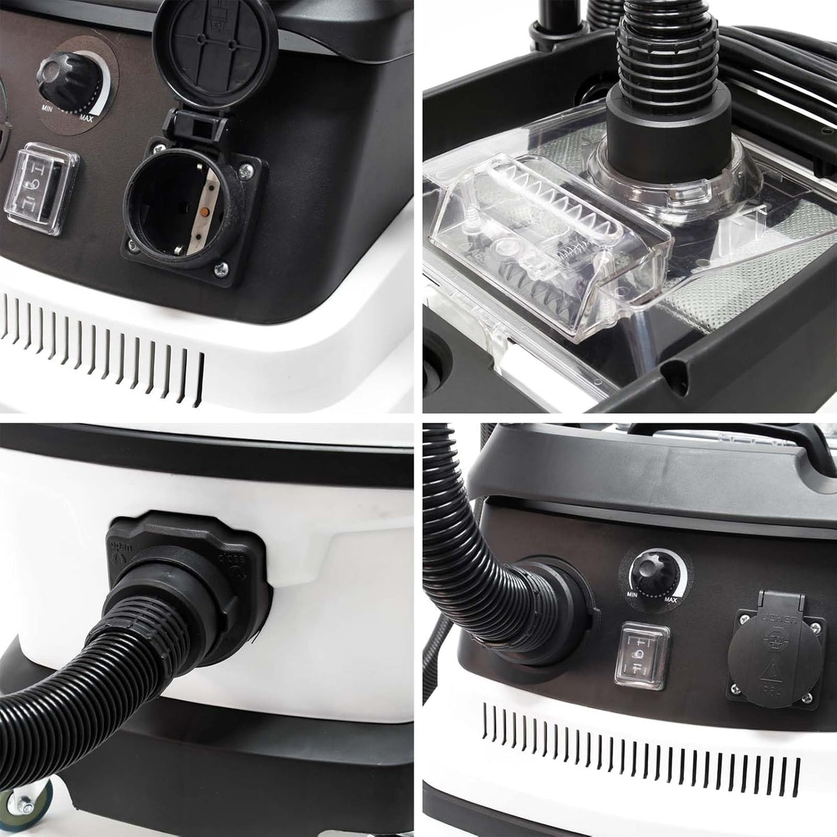 Nat- en droogzuiger 1600W met 3-voudig filter en blaasfunctie - incl. toebehoren