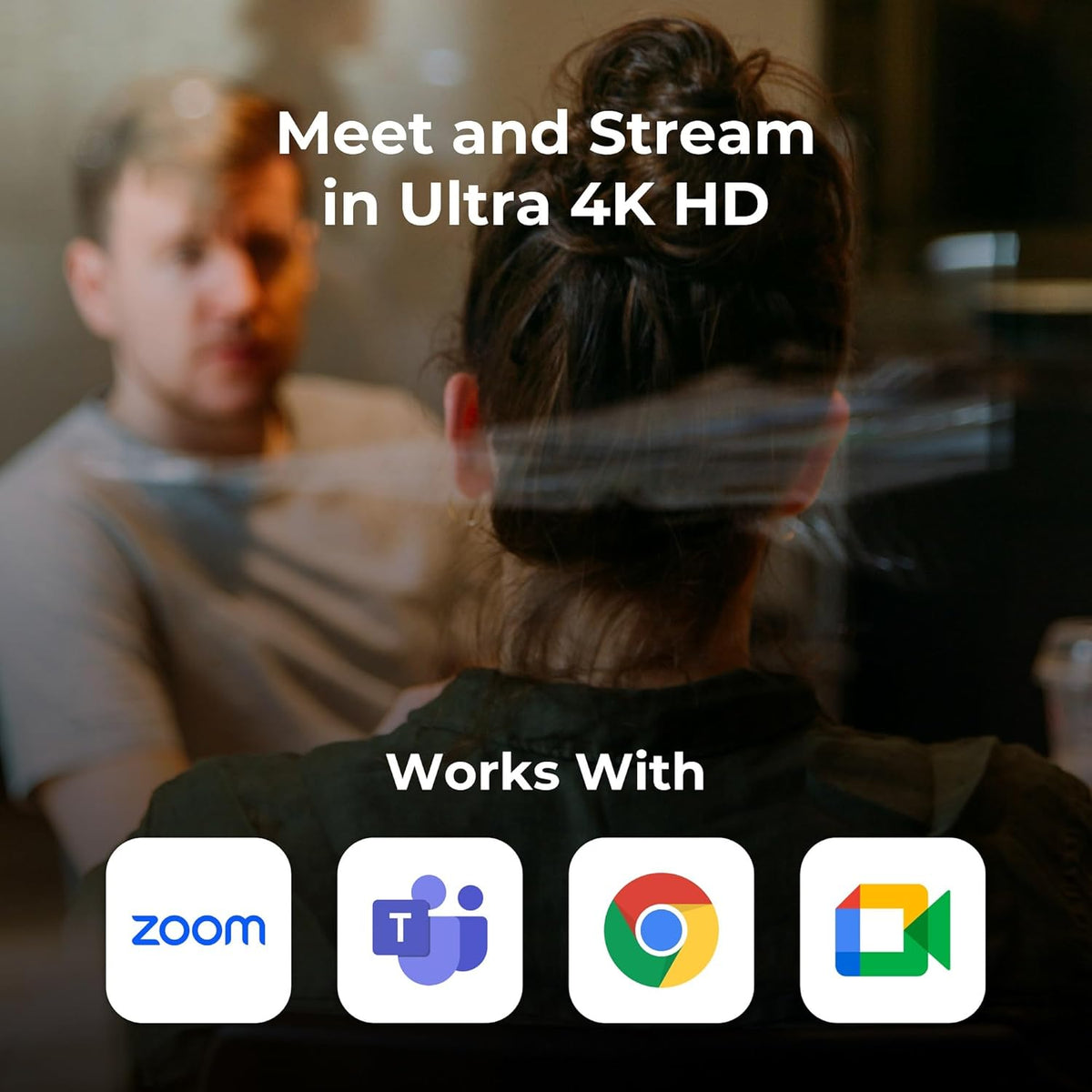 YOLOLIV YoloCam S3, 4K-streamingwebcam, DSLR-achtige bediening, filmische effecten, 4× zoom, HDR, ongecomprimeerde video, geoptimaliseerde PD-autofocus | USB-C voor pc en Mac