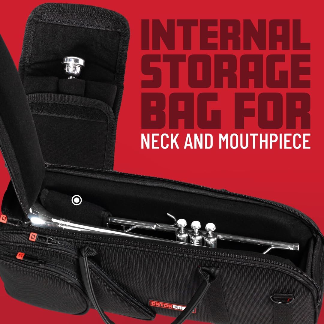Gator Cases Allegro Series Pro gigbag voor trombones met en zonder kwartventiel, zwart (GBPB-TROMBONE)