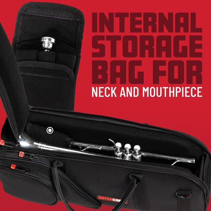 Gator Cases Allegro Series Pro gigbag voor trombones met en zonder kwartventiel, zwart (GBPB-TROMBONE)