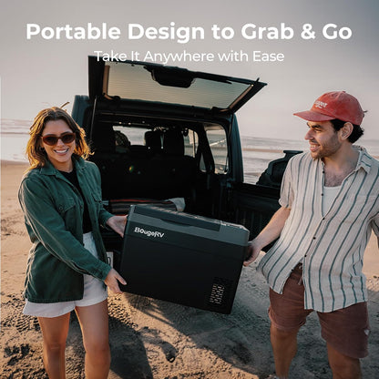 BougeRV CRPRO Compressor koelbox 12 V, 29 liter auto koelbox (-20 °C ~ 10 °C), 12/24 V DC & 110-240 V AC draagbare auto koelkast, 12 V koelkast, voor auto, camping, reizen