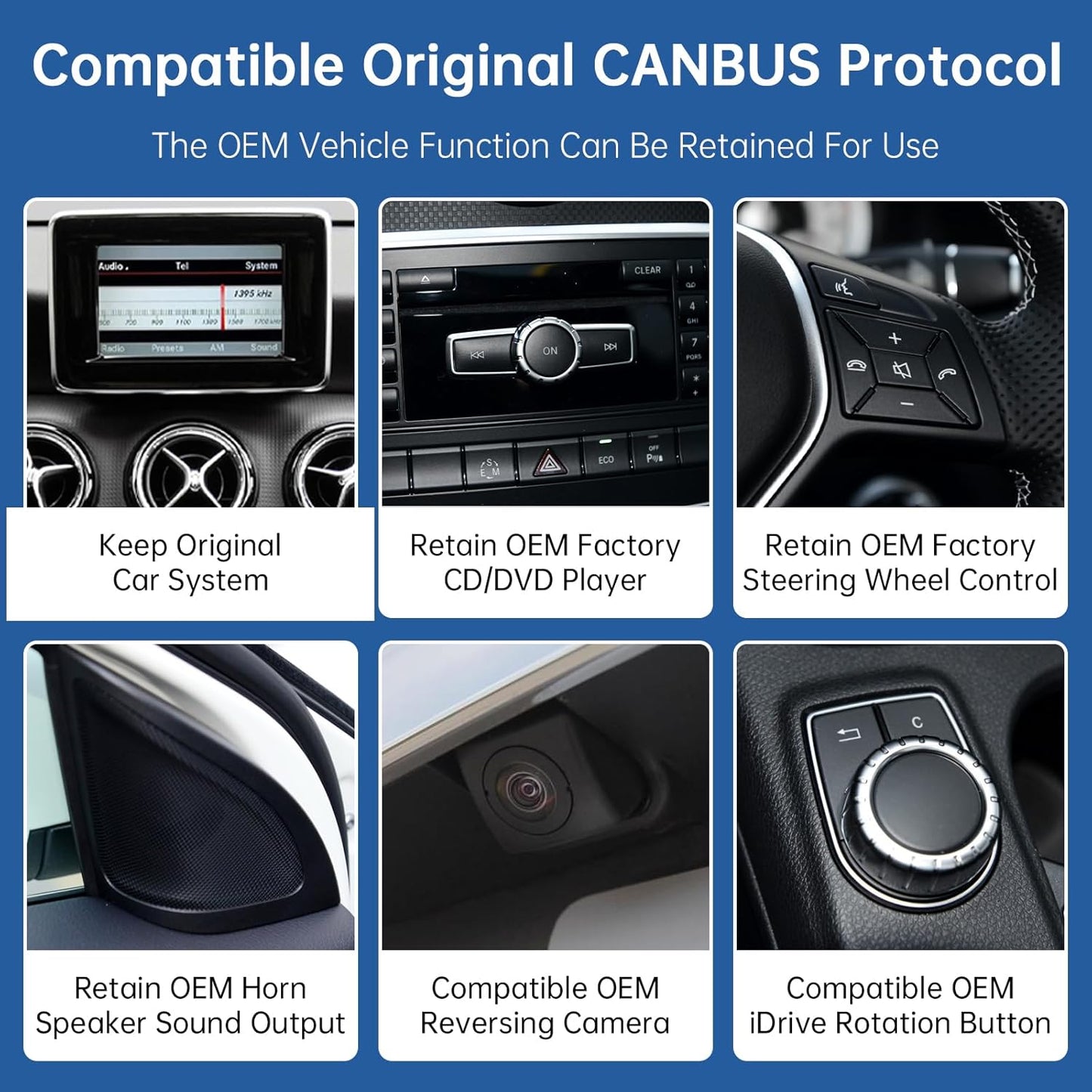 12,3 Inch Autoradio – Touchscreen Navi Systeem – Multimedia Speler – Auto Radio – Draadloos CarPlay Android Auto – HD Scherm 1920x720 – Plug & Play Installatie