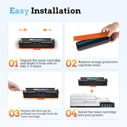 Toner Set – Tonercartridge – Printcartridge – Inktcartridge – Printercartridge – Hoge Printcapaciteit – Eenvoudige Installatie Met Chip