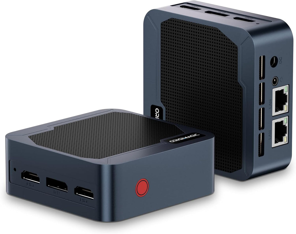 Mini PC C2 Neo N95 (3.4GHz), 12GB RAM, 512GB SSD. Compact with WiFi 5, BT 5.0, Dual Ethernet Mini Desktop for Home/Office/Ultra-quiet
