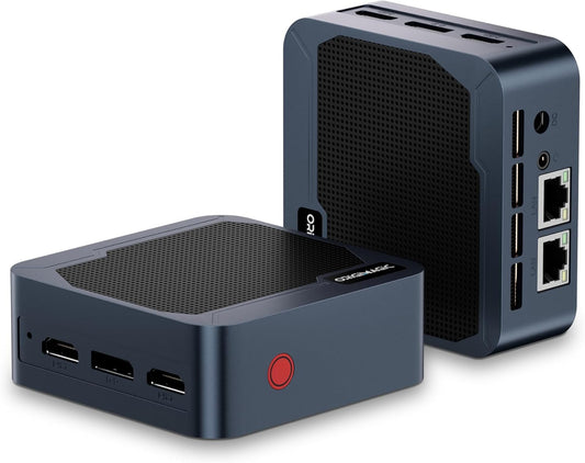 Mini PC C2 Neo N95 (3.4GHz), 12GB RAM, 512GB SSD. Compact with WiFi 5, BT 5.0, Dual Ethernet Mini Desktop for Home/Office/Ultra-quiet