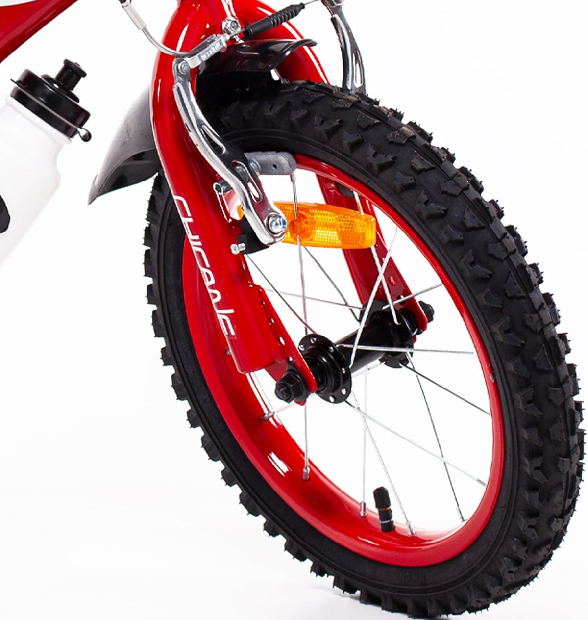 SCH Chicane fiets, kinderfiets, rood, 14 inch