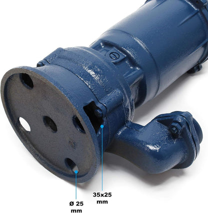Wiltec vuilwaterpomp 1500W dompelpomp met 22.800l/h doorstroming incl. 20m slang