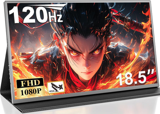 Draagbare Monitor 18.5 Inch 1080P Draagbare Scherm IPS 100% sRGB, Draagbare Display