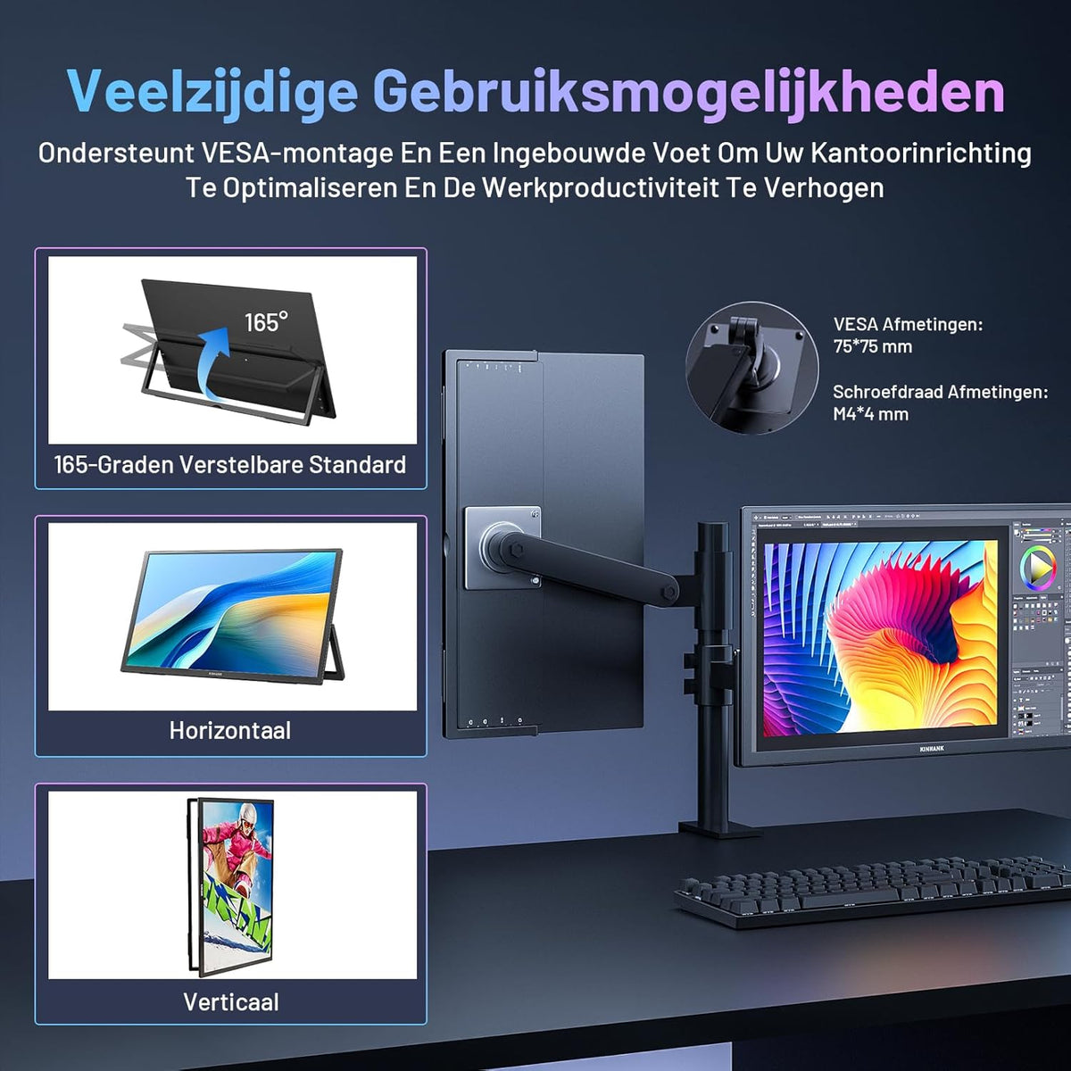 <font dir="auto" style="vertical-align: inherit;"><font dir="auto" style="vertical-align: inherit;">        Portable Monitor 4K 18.4 Inch Portable Monitor with Google TV OS, UHD 3840 * 2160, HDR, 85% NTFC, IPS Portable Screen for Mac Laptop PC Xbo PS5 Pho