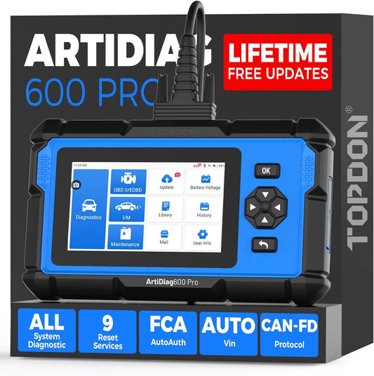 OBD2 Scanner – Foutcode Uitlezer – Diagnosetool – Autoscanner – Diagnoseapparaat – 9 Essentiële Onderhoudsfuncties – Levenslange Gratis Updates
