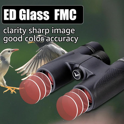 Svbony SV202 Binoculars 8x32 ED Water Resistant Wide Field of View Binoculars Telescope ED Glass BAK4 Prism FMC Lens with Carrying Case Neck Strap for Bird Watching Hunting Hiking - QUORE