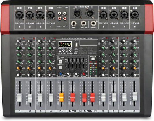 microfoon mixer 10 kanalen