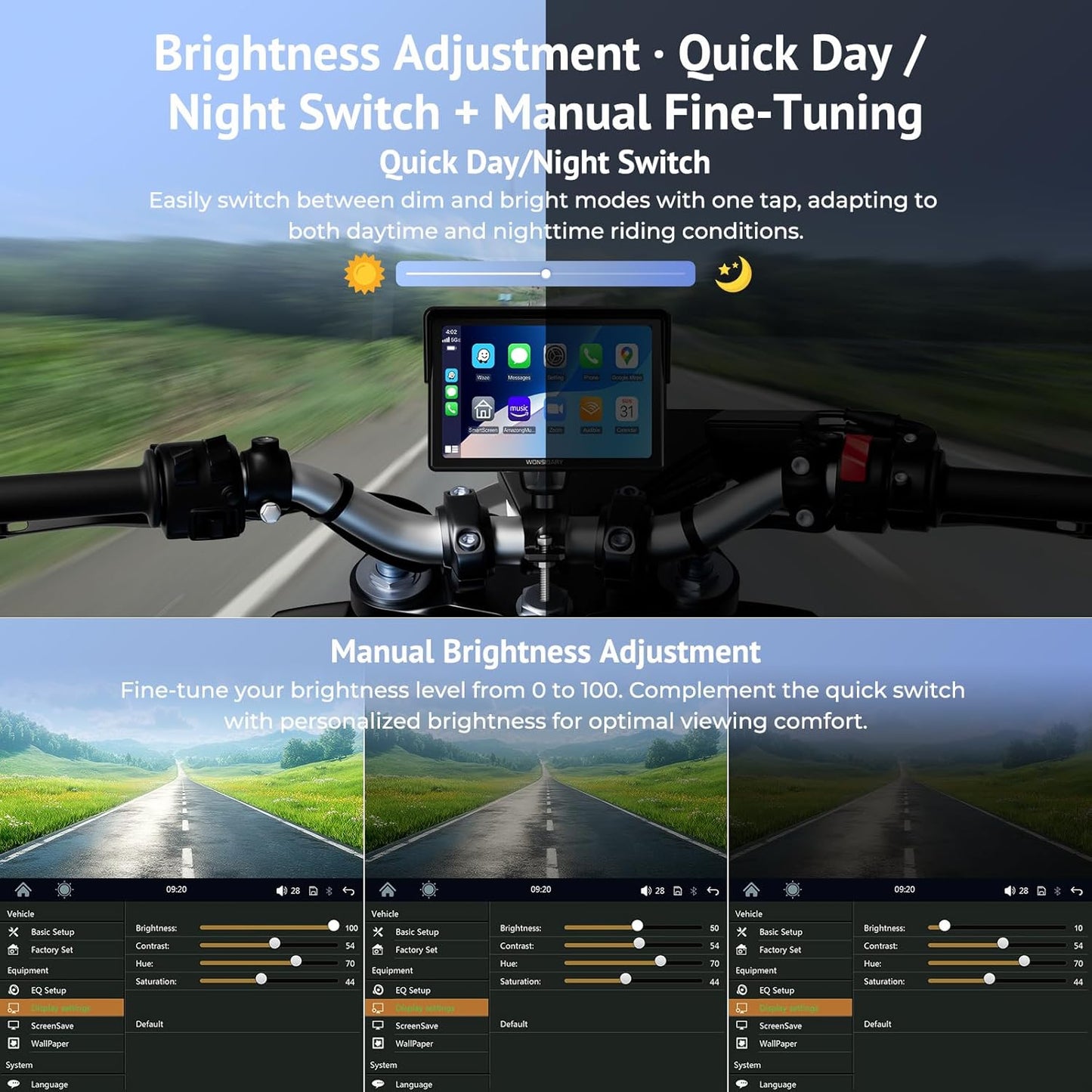 GPS Navigatiesysteem – Auto Navigatie – Routeplanner – Dashboard GPS – Navigatieapparaat – 5 Inch Scherm – Waterdicht – Dubbele Bluetooth – Siri & Google Assistant – Equalizer