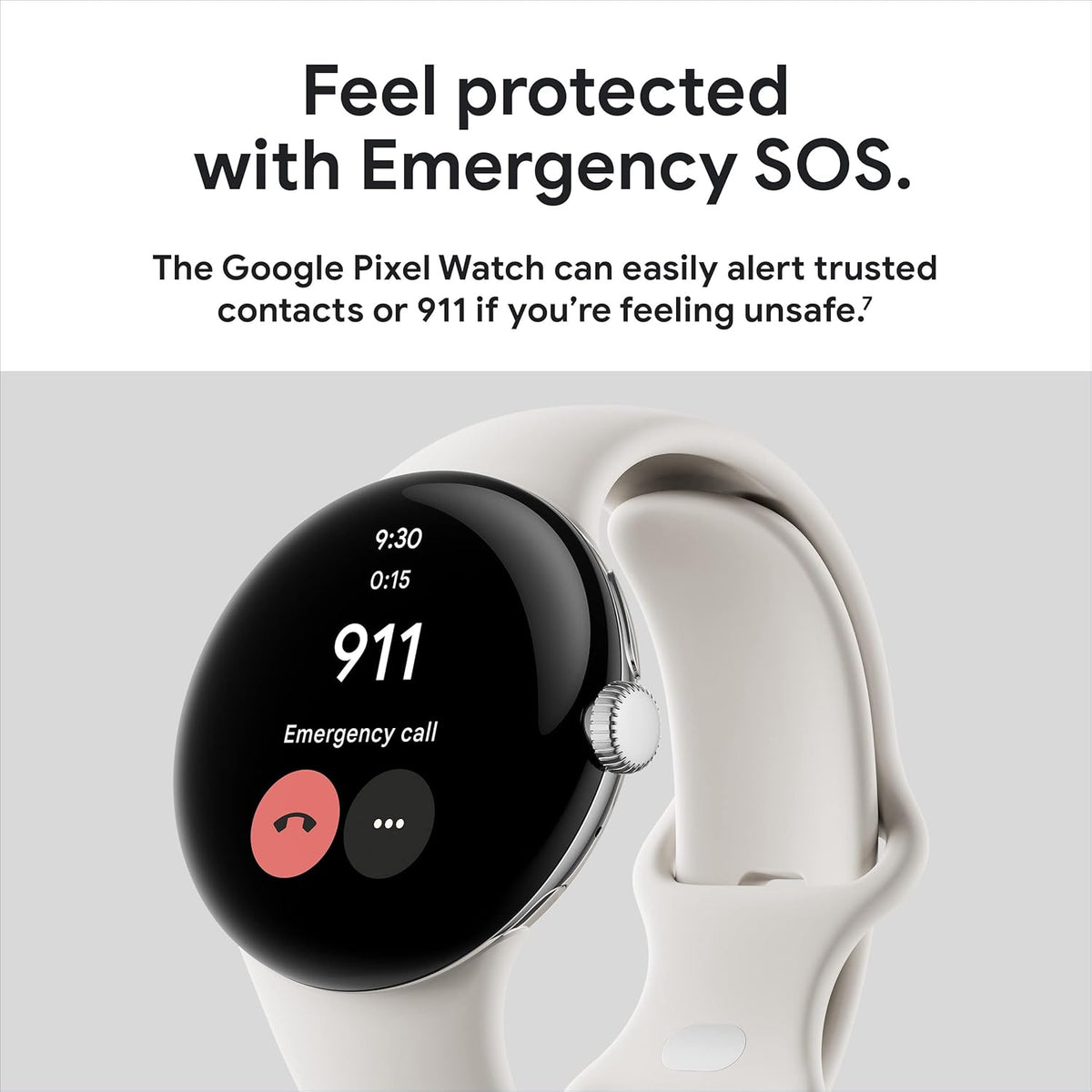 Google Pixel Watch - Android Smartwatch met Fitbit Activity Tracking - Hartslag Tracking Horloge - Matzwarte roestvrijstalen kast met Obsidian Active-band - WiFi