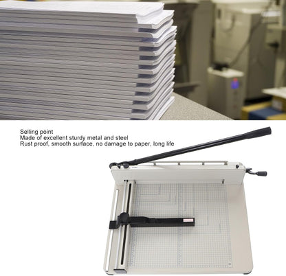 A3 Papiersnijder – Stapelsnijder – Hendelsnijder – Precisiesnijmachine – Handmatige Desktop Papiersnijder – 440 Mm Snijbreedte – Tot 400 Vellen