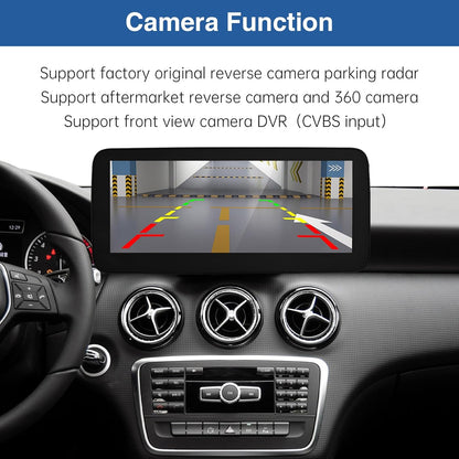 12,3 Inch Autoradio – Touchscreen Navi Systeem – Multimedia Speler – Auto Radio – Draadloos CarPlay Android Auto – HD Scherm 1920x720 – Plug & Play Installatie