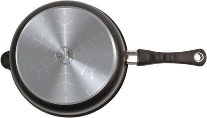AMT Gastroguss Frying pan, 28 cm diameter, 7 cm high, stewpan, removable handle, suitable for induction, Lotan® non-stick finish, cast iron pan (cast aluminum), AMZN-I-728-Z20B - QUORE