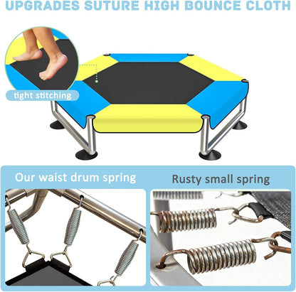 trampoline outdoor blauw