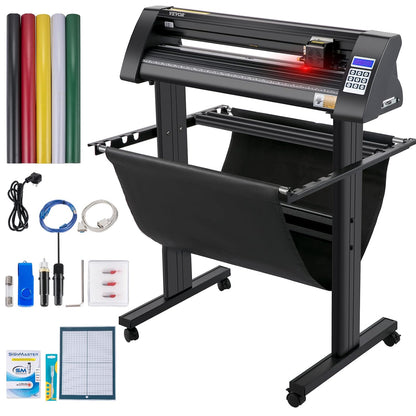 Vinyl Snijplotter – Plottersnijder – Vinylsnijder – Snijmachine – Contoursnijder – 780 Mm Snijbreedte – Optisch Oog Voor Contoursnijden
