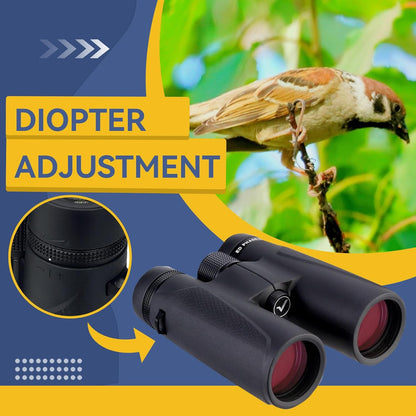 Svbony SV202 Binoculars 10x42 ED Glass BAK4 Prism FMC Lens Sports Binoculars Telescopes Magnesium Alloy Body Water Resistant with Carrying Case Neck Strap - QUORE