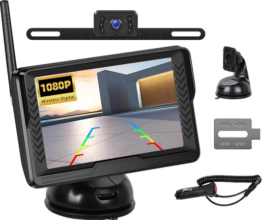 Draadloze Digitale Achteruitrijcamera Set AHD camera IP68 infrarood nachtzicht