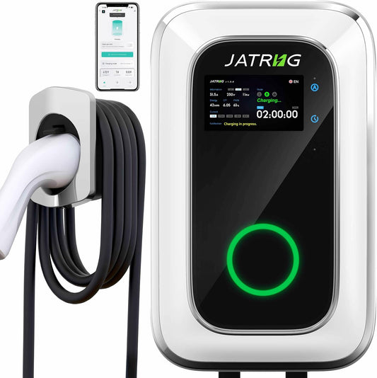 Laadstation – Laadpaal – Wallbox – EV Oplader – Thuislader – 11 kW 3-Fasen – 6 Meter Kabel – Instelbare Laadstroom 16 A – IP66 Waterdicht