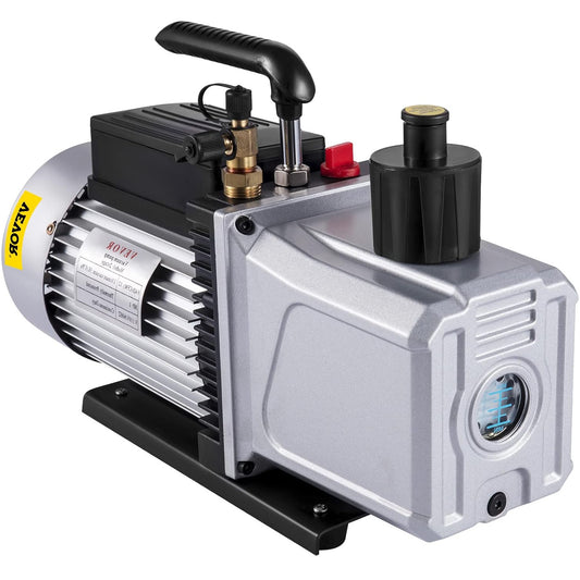 Vacuümpomp – Vacuum Pomp – Onderdrukpomp – Airco Vacuümpomp – 12 CFM 1 PK – Hoog Efficiënt – Aluminium Behuizing
