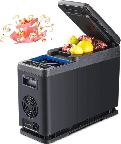 AAOBOSI Mini Compressor Koelbox 8L - Elektrische -15℃ Met APP-Bediening, 12/24V Voor Auto, Vrachtwagen en Caravan