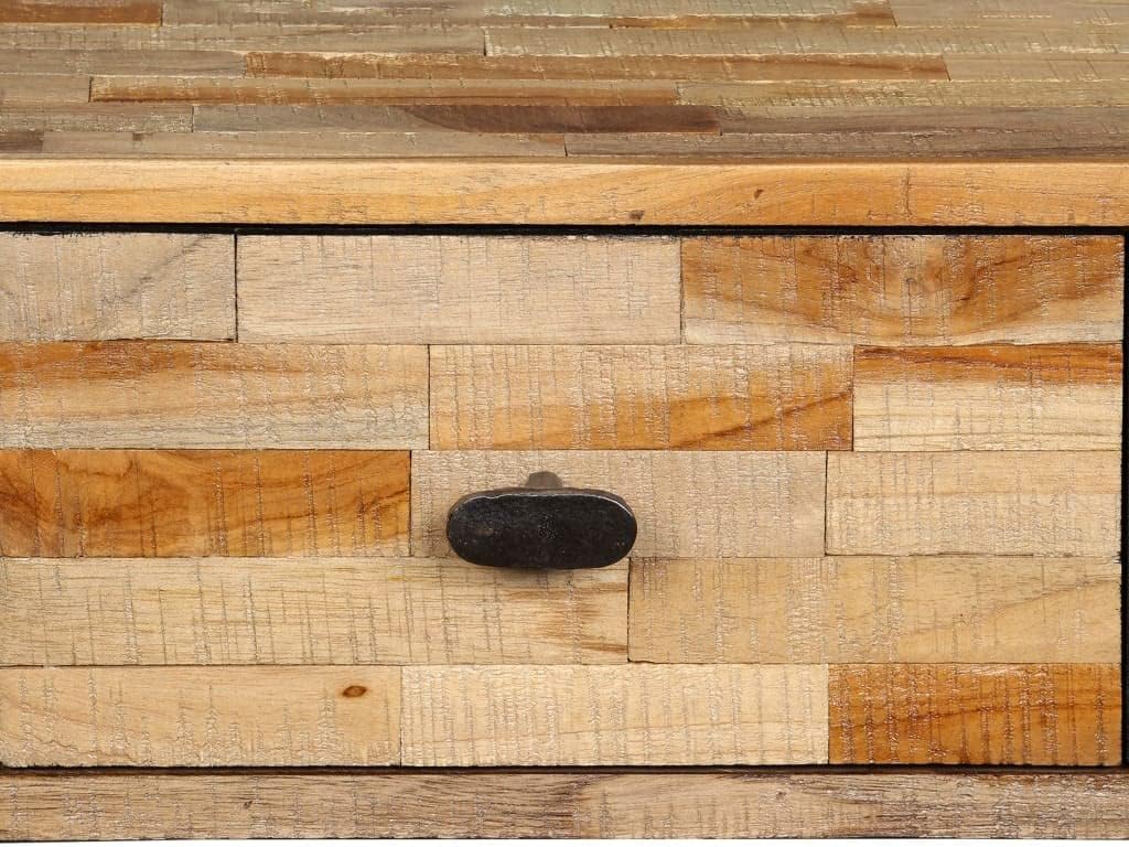 vidaXL Recycled Teak Wall Table Solid Table Tables Console Table