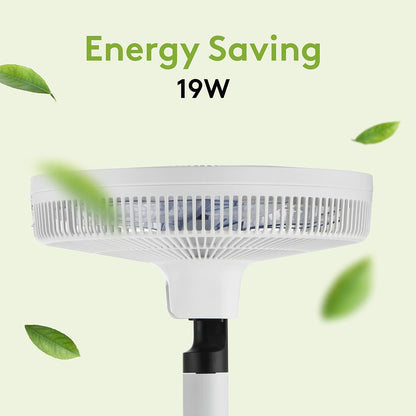 Stille Staande Ventilator – Ventilator Met Afstandsbediening – Vloerventilator – Slaapkamer Ventilator – Woonkamer Ventilator – 9 Snelheden – 19 W Laag Stroomverbruik