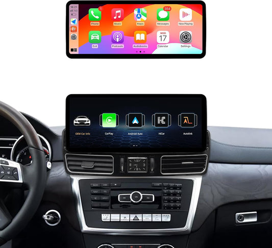 Multimedia Speler – Auto Radio – Touchscreen Navigatie – Carplay Systeem – Android Auto Interface – 12,3 Inch HD Scherm – Duale Besturingssystemen