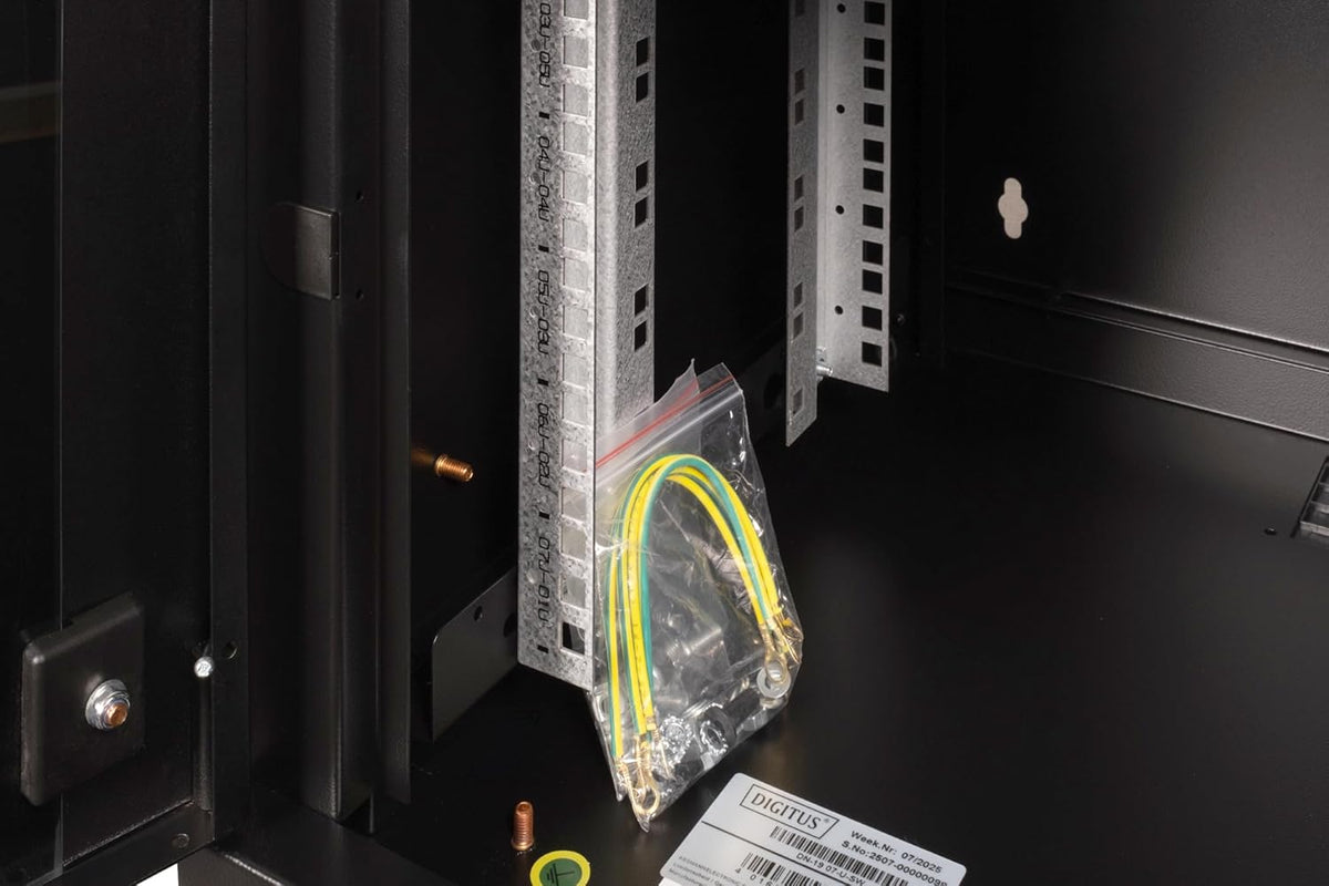 19 Inch Netwerkkast – Serverkast – Rackkast – Patchkast – Datakast – 7HE Wandmontage – 450 Mm Diep – Draagvermogen 100 Kg