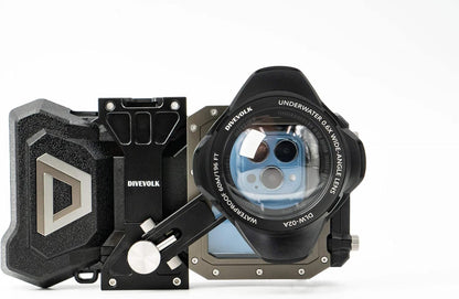DIVEVOLK Onderwater Brede Hoekconversielens X0.6 voor DIVEVOLK Behuizing en Actiecamera