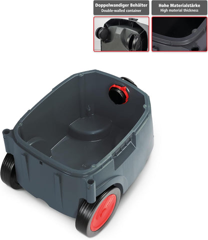 Starmix iPulse L-1635 TOP, nat- en droogzuiger, hoogwaardige industriële stofzuiger (1600 watt, 35 l)