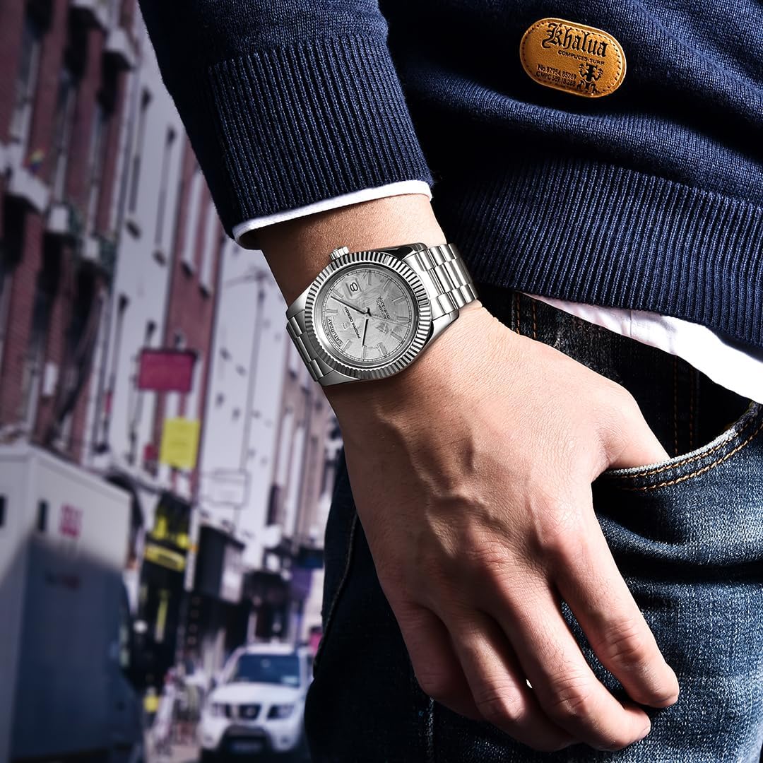 Pagani Design DD40 PD1783 herenhorloges, luxe automatisch horloge voor heren met saffierglas, mechanisch horloge voor mannen, 10 bar, NH36A-uurwerk