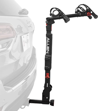 Fietsendrager – Fietsdrager – Trekhaakdrager – Fietsenrek – Fietsdrager Voor 2 Fietsen – Snelkoppeling En Kantelknop – Universele Pasvorm Voor 2 Inch En 1¼ Inch Trekhaak