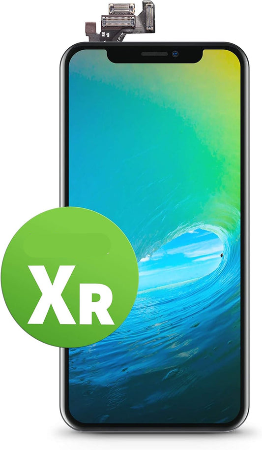 GIGA Fixxoo iPhone Xr display in A+ kwaliteit | Vervangingsdisplay iPhone Xr met volledige kleurechtheid en perfecte pasvorm | iPhone Xr Screen in superieure kwaliteit | iPhone Display Retina LCD