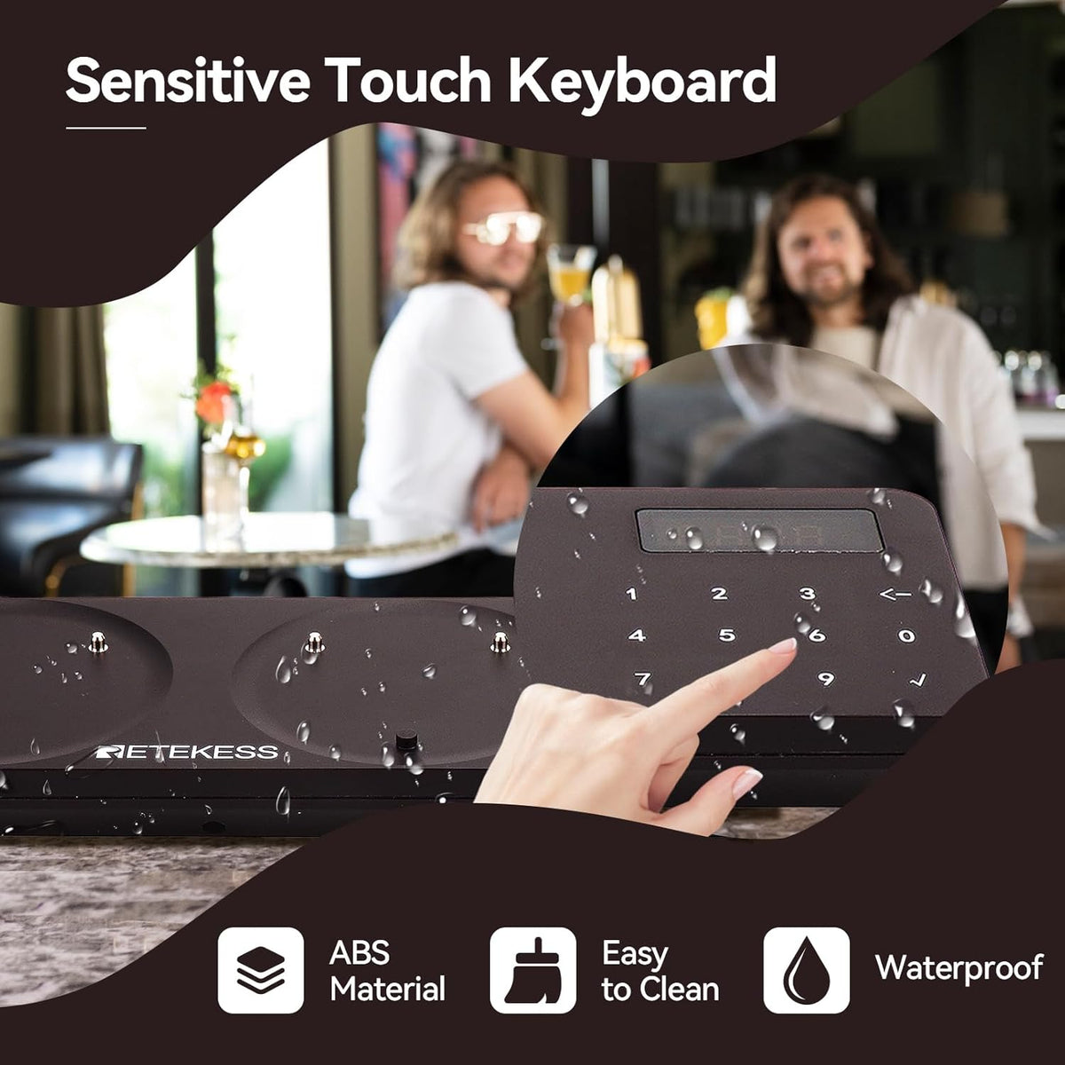 Draadloos Oproepsysteem – Pagers – Belmeesysteem – Restaurantoproepsysteem – Wachtrijbeheersysteem – 20 Pagers – 500 Meter Bereik – 20 Uur Accuduur - QUORE