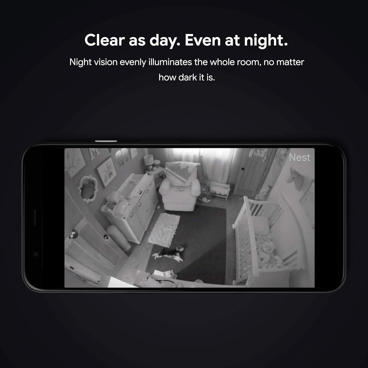 Nest Cam Indoor Security Camera Black Silver NC1102ES