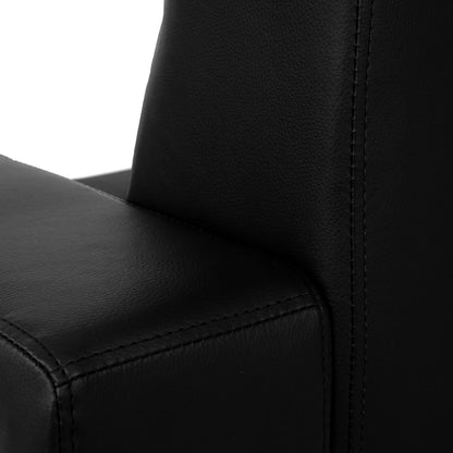 Loungestoel – Fauteuil – Relaxstoel – Armstoel – Loungestoel Kunstleer – Hoogwaardig Kunstleer – Massief Houten Frame – Stevige Metalen Poten