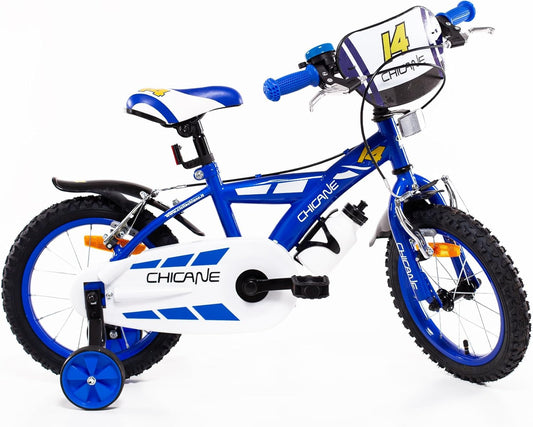 SCH Chicane fiets, kinderfiets, blauw, 14 inch