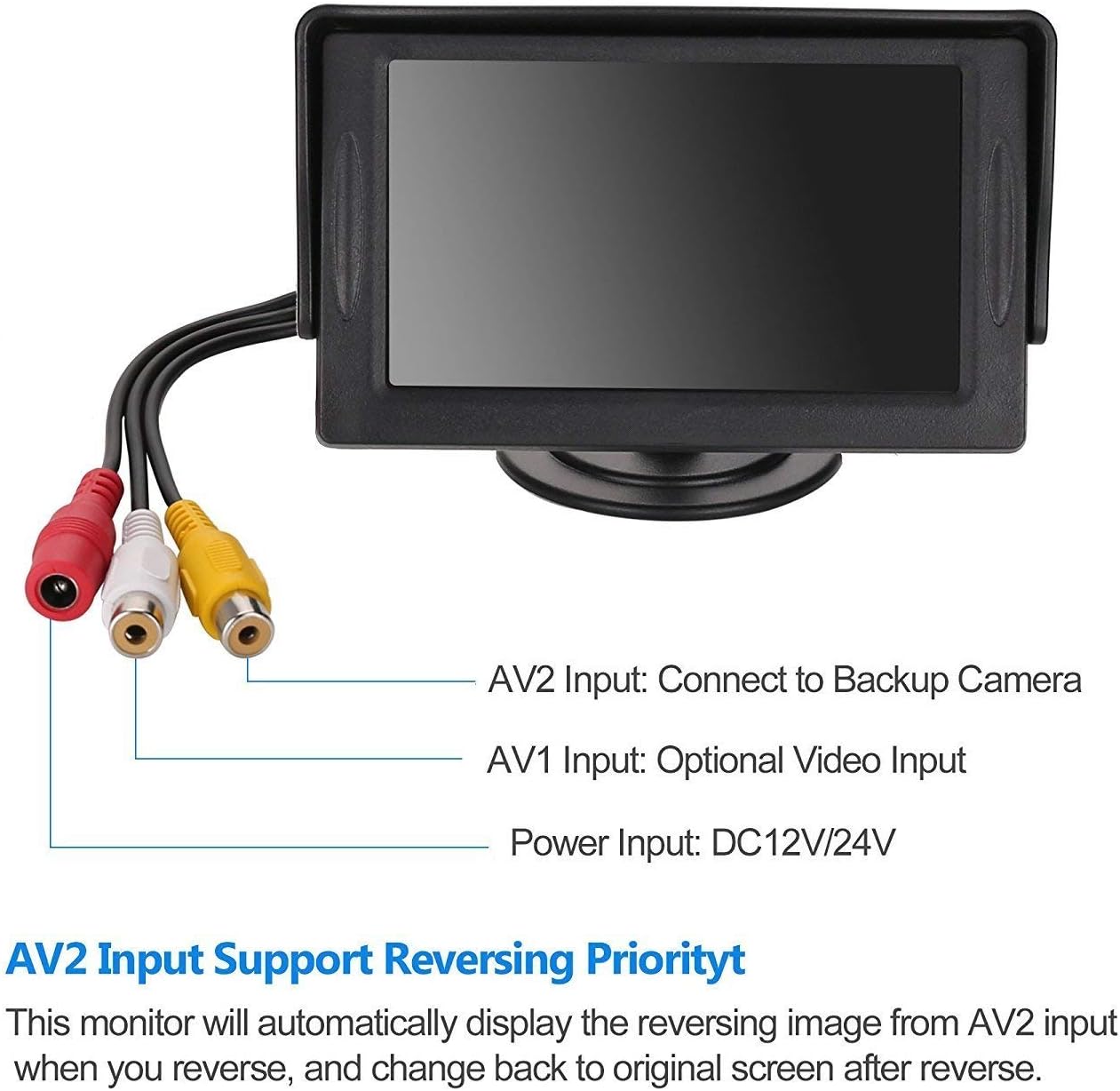 Dolphin Automotive Achterbus achteruitrijcamera voor Maxus leveren 9 (camera met 4,3 inch dashmonitor)