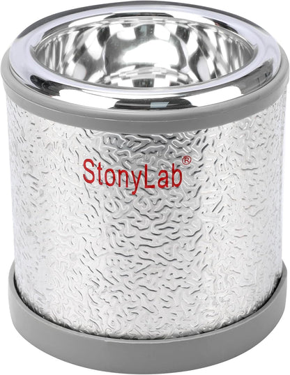 Dewarkolf – Dewarvat – Vacuümkolf – Cryogene Kolf – Laboratoriumkolf – Halfbolvormig – 250 Ml – Borosilicaatglas – Aluminium Basis