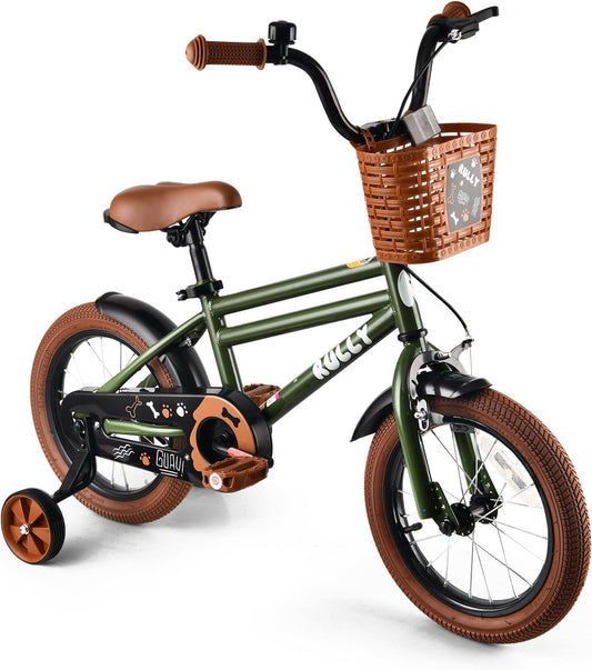 RULLY 16 inch jongensfiets in groen