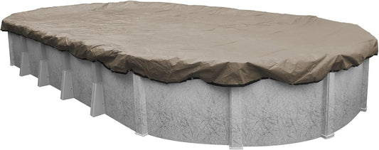 Robelle 321218-4 Dura-Guard winterafdekking voor zwembaden van 30,5 x 4,5 m, ovaal oppervlak
